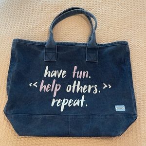 TOMS denim bag